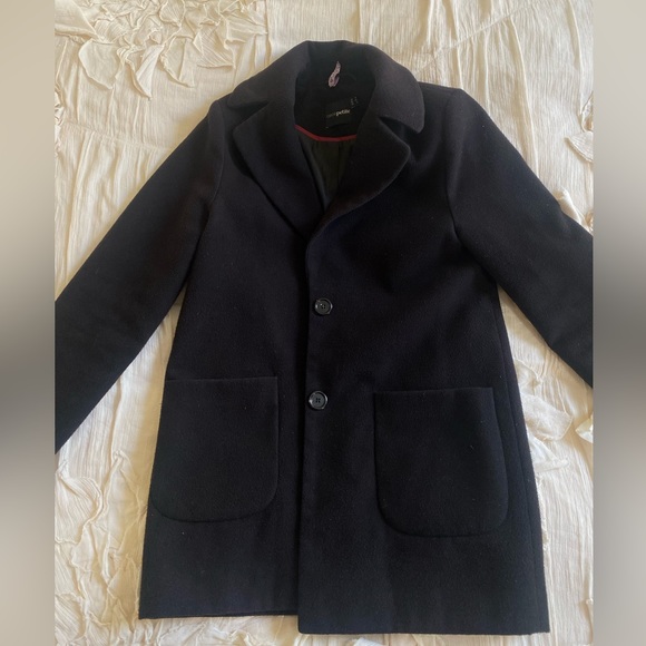 Asos Black Petite Peacoat - Picture 5 of 8